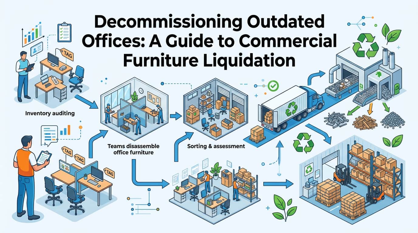Office Decommissioning in Orlando: A Commercial Furniture Liquidation Guide