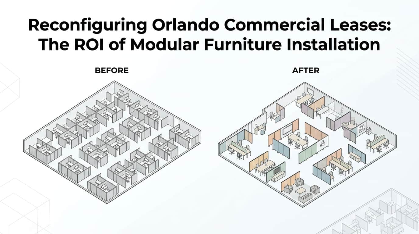 Modular Furniture Orlando: Cut Lease Costs With Smarter Office Layouts